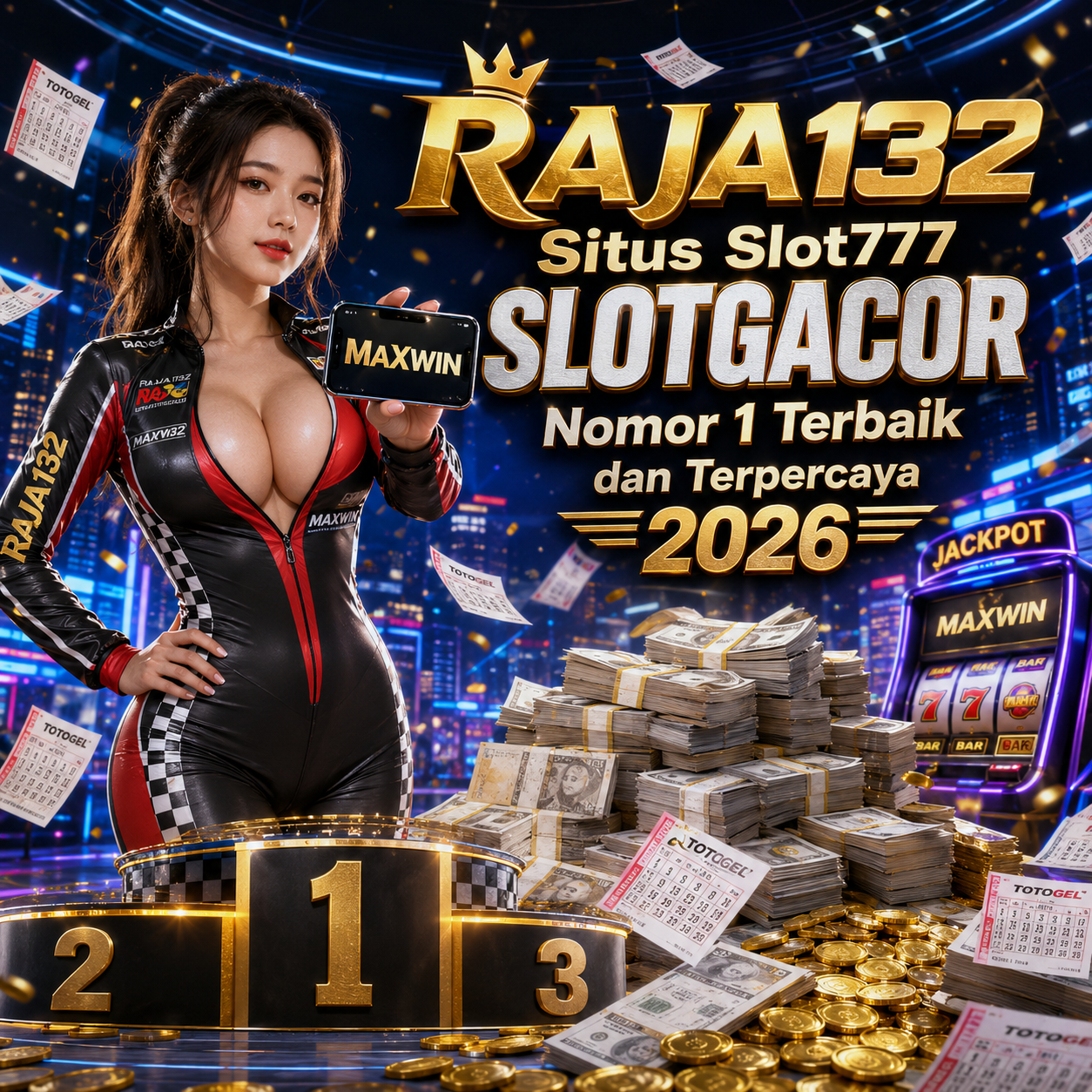 RAJA132 Situs Slot777 SLOTGACOR Nomor 1 Terbaik dan Terpercaya 2026 image 1